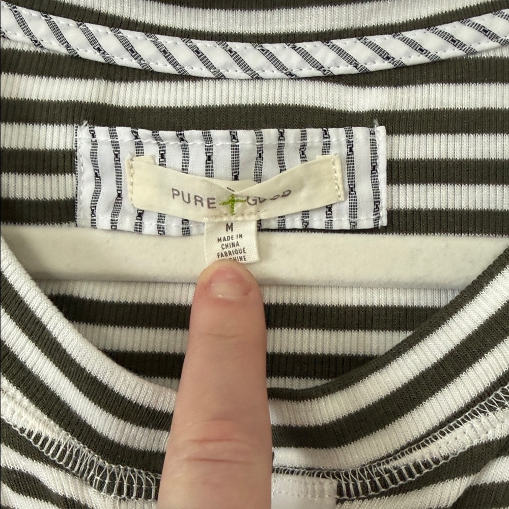 Pure + Good Striped Shirt